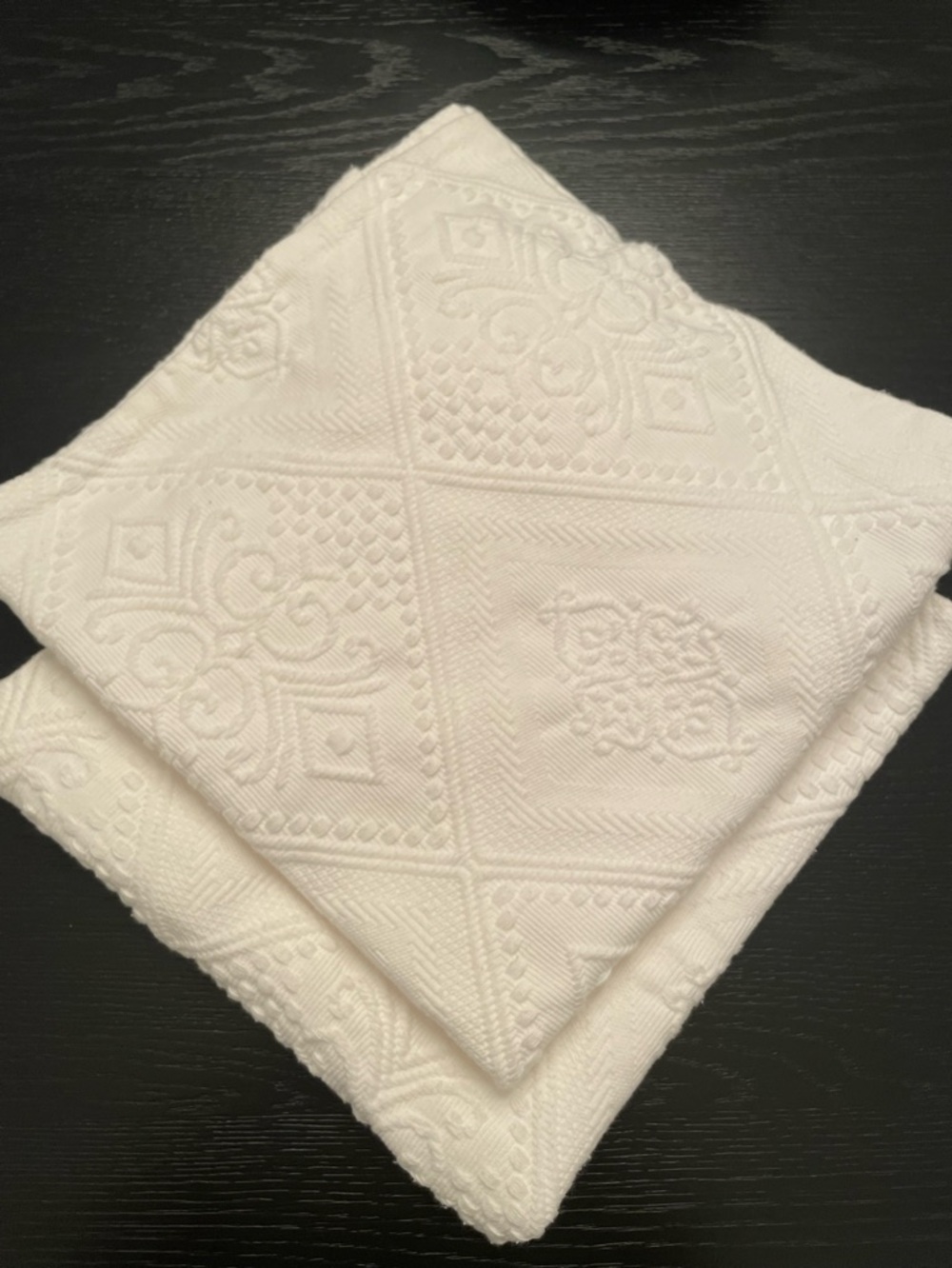 Pottery Barn Euro sham cushion cover off white jacquard XL
